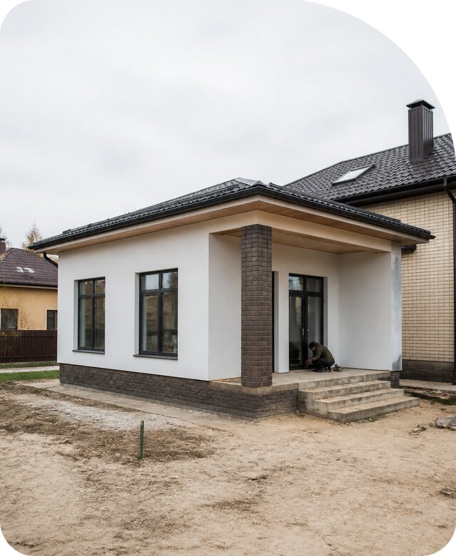 Строительство одноэтажной пристройки в Когалыме от 465210 р. | РадиДОМА-Кгл